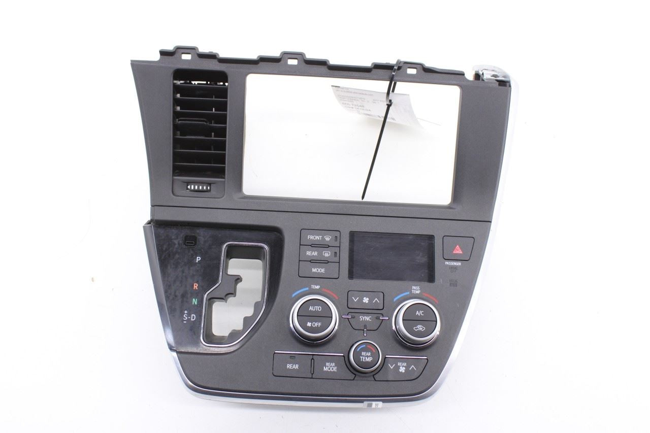 2014-2018 Toyota Sienna LE AC Heater Temperature Climate Control Panel w/ Bezel - Alshned Auto Parts