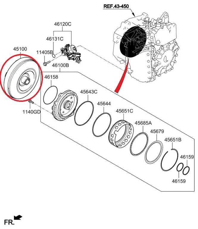 21-24 Kia K5 GT-Line 1.6L AWD Automatic Transmission Torque Converter 451004G655 - Alshned Auto Parts