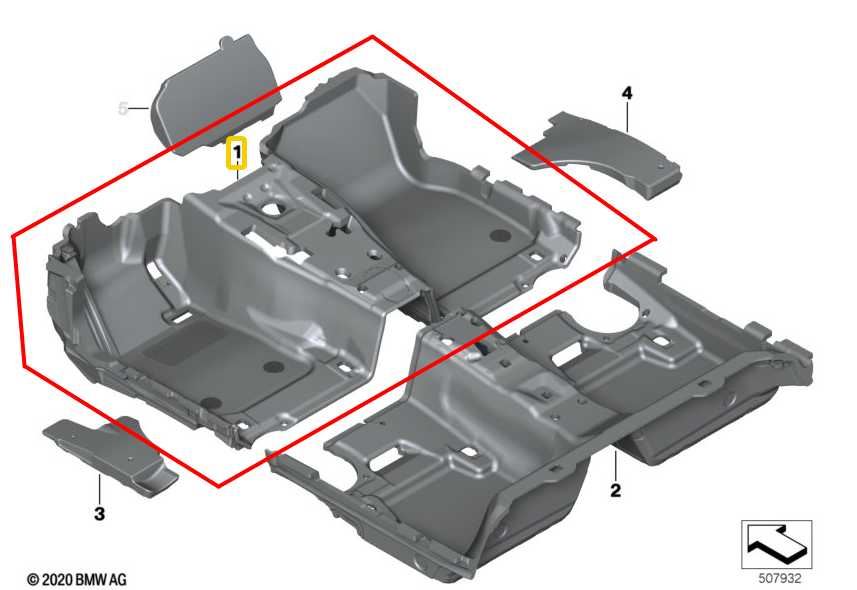 22-24 BMW 430i xDrive Gran Coupe 2.0L Front 1st Row Interior Floor Carpet Liner - Alshned Auto Parts