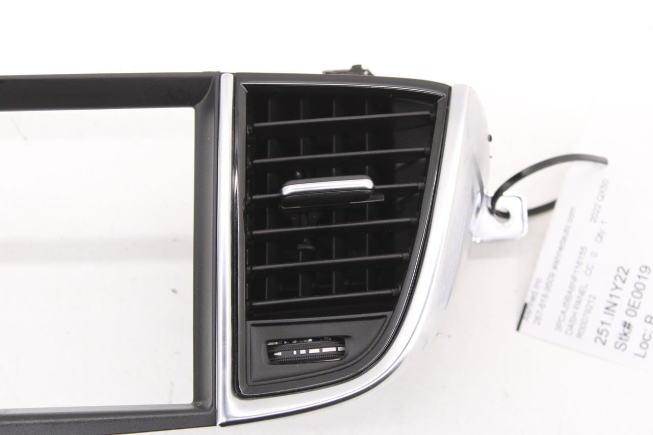 2019-2025 Infiniti QX50 LUXE Dash Center Screen Bezel Trim w/ Air Vents Grilles - Alshned Auto Parts