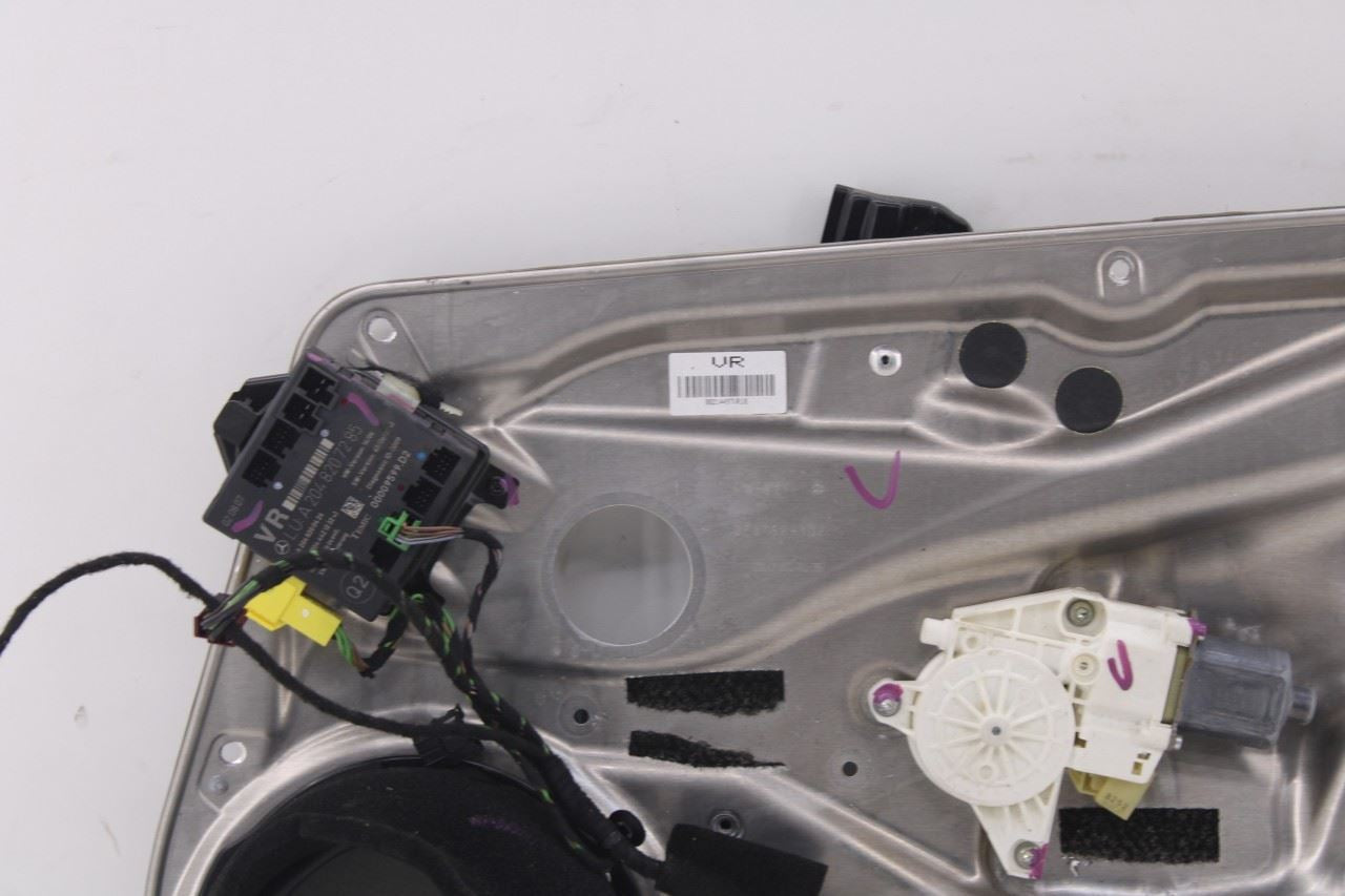 08-14 Mercedes-Benz C350 Sport FR RH Door Window Regulator w/ Carrier and Motor - Alshned Auto Parts