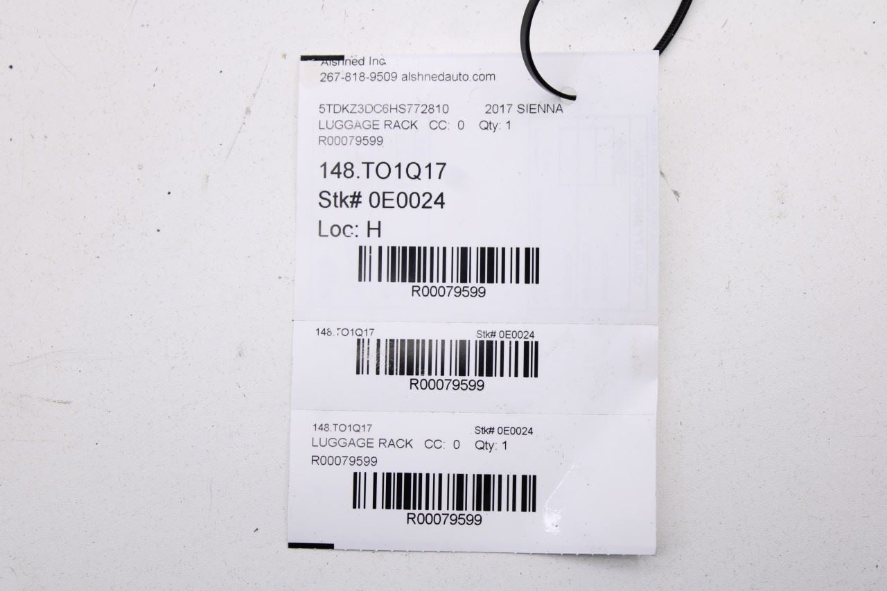 2011-2021 Toyota Sienna LE Roof Rack Rail Cross Bar Set of 2 PT278-08160 OEM - Alshned Auto Parts
