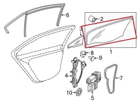 2011-2018 Volkswagen Jetta Sport Rear Right Door Window Movable Glass 5C68450261