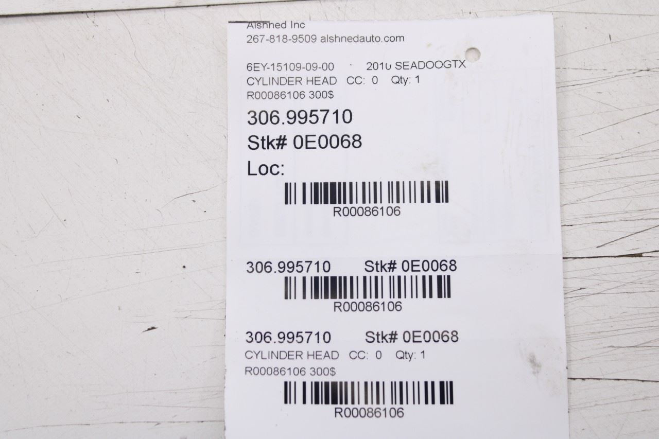 2010-2011 SeaDoo/BRP GTX IS (215) Engine Cylinder Head Assembly 420613978 OEM23