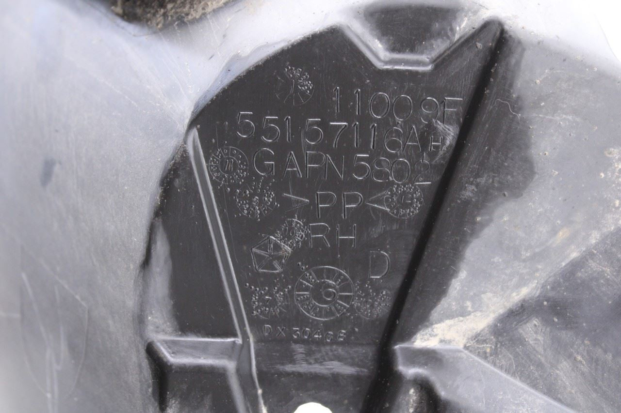 2007-18 Jeep Wrangler Unlimited Sport Front Right Wheelhouse Liner Splash Shield9