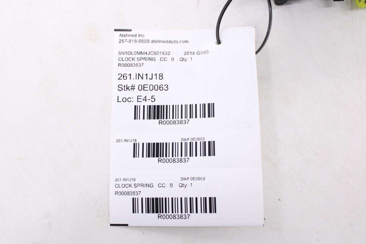 14-20 Infiniti QX60 3.5L Steering Wheel Clock Spring w/ Wire Harness 25554-3JA1B11