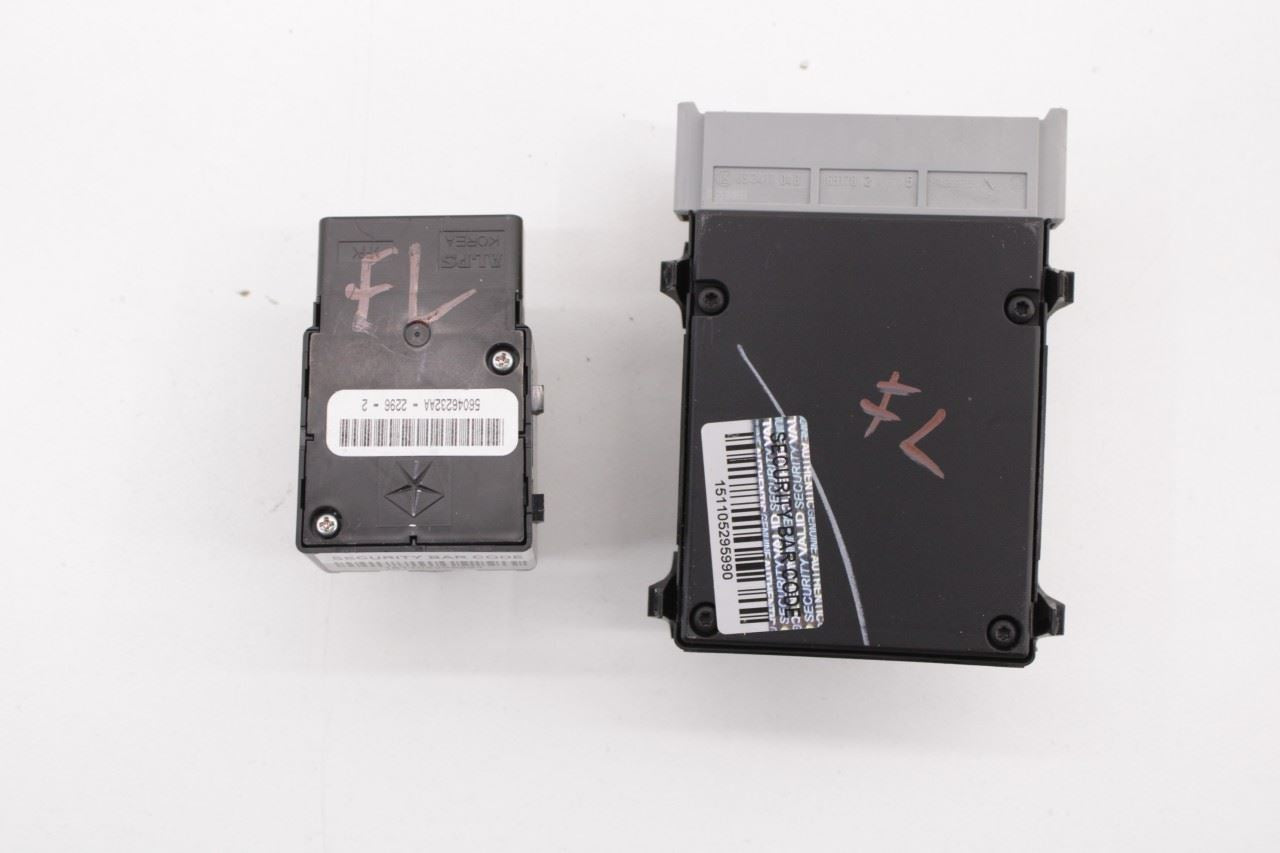 17-22 Chrysler Pacifica Limited Front Left Side Power Seat Switch 68233963AA OEM - Alshned Auto Parts