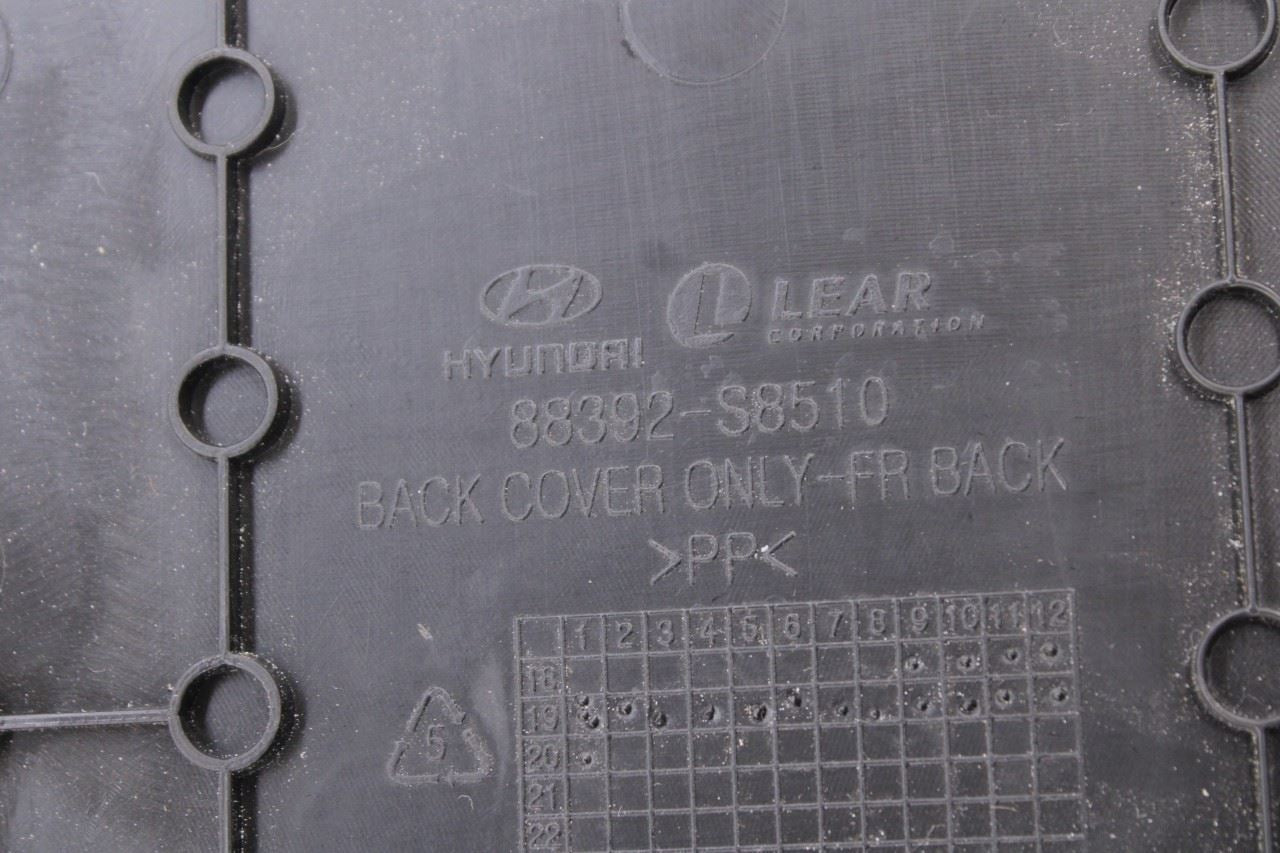 2020-22 Hyundai Palisade Limited AWD Front Left Seat Back Panel Cover 88392S851021