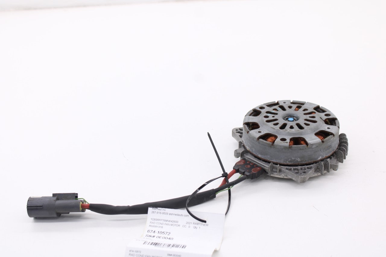2020-2025 Ram 1500 Big Horn Crew Cab 5.7L 4WD Radiator Cooling Fan Motor *ReaD* - Alshned Auto Parts