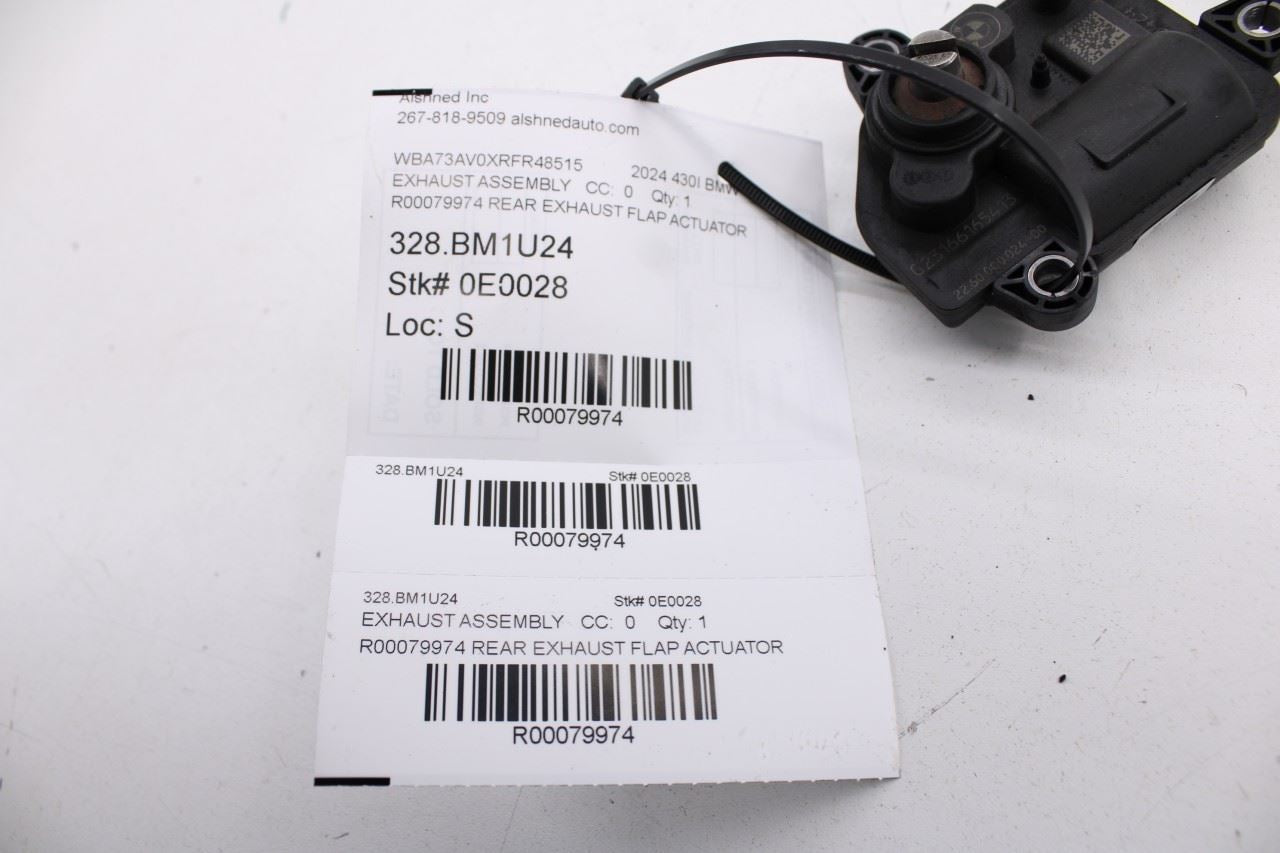 2024 BMW 430i Gran Coupe xDrive Rear Exhaust Flap Actuator Drive Motor 8623424 - Alshned Auto Parts