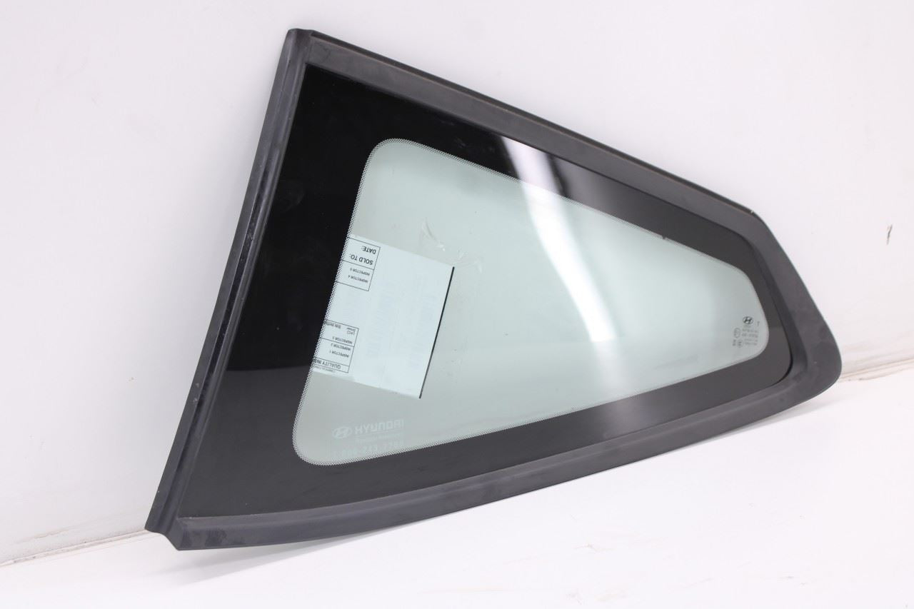 2019-21 Hyundai Veloster Rear Left Driver Side Quarter Window Glass 87810-J30003
