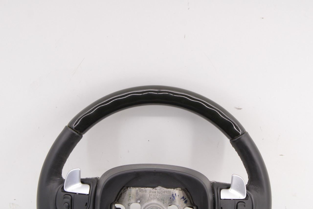 2014-19 Jeep Grand Cherokee 3.6L Steering Wheel Leather Wood w/ Control Buttons - Alshned Auto Parts
