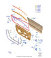15-23 Ford Mustang GT Left Side Upper Door Glass Run Channel Weather-strip Seal - Alshned Auto Parts