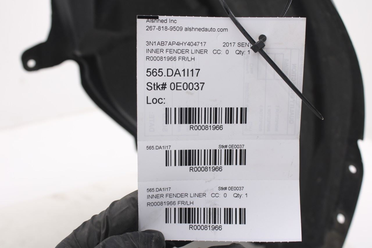 2013-2019 Nissan Sentra SV Front Left Driver Side Wheelhouse Liner Splash Shield9