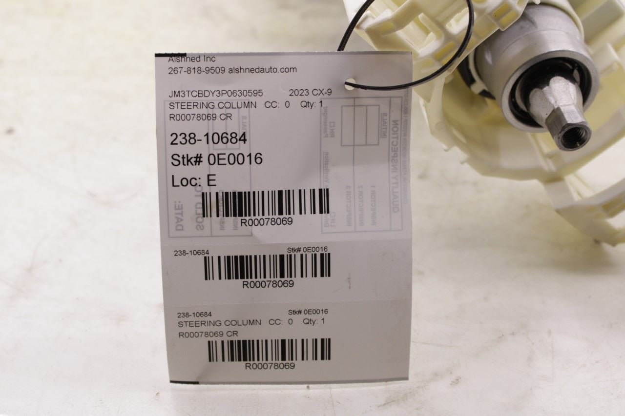 16-23 Mazda CX-9 Grand Touring 2.5L Steering Column Assembly BHN1-32-150D *ReaD* - Alshned Auto Parts