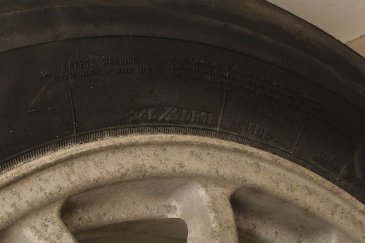19-26 Ram 1500 Big Horn Aluminum Spare Wheel Tire Goodyear 245/70R18 110S R18x75