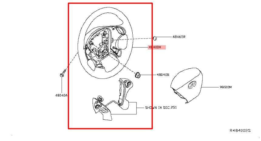 16-20 Nissan Pathfinder 3.5L Steering Wheel Leather w Control Buttons 484309PJ2A - Alshned Auto Parts