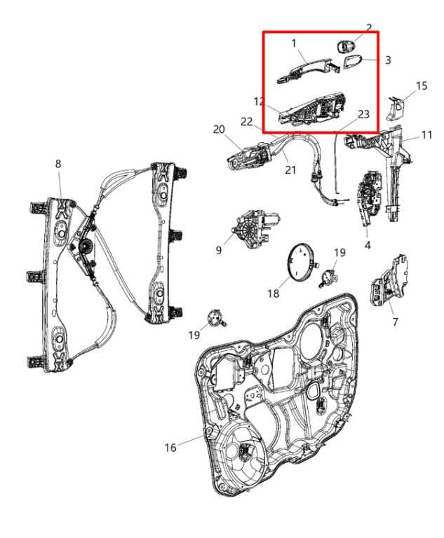 2014-23 Jeep Cherokee Limited Front Driver Left Side Door Exterior Handle *ReaD* - Alshned Auto Parts