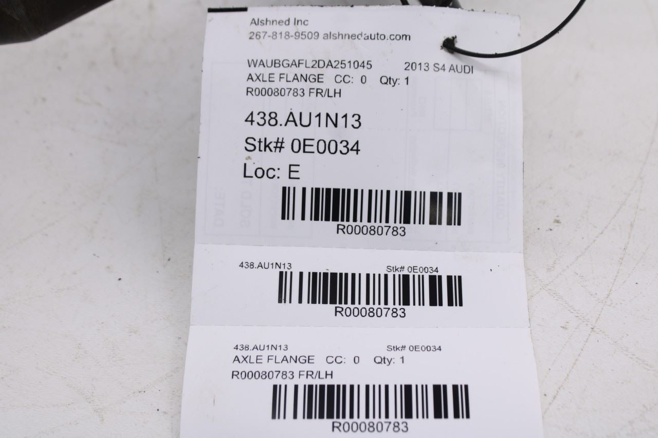 2013–16 Audi S4 Premium Plus AWD Front Left Side Axle Flange Shaft 0B4-409-355-C - Alshned Auto Parts