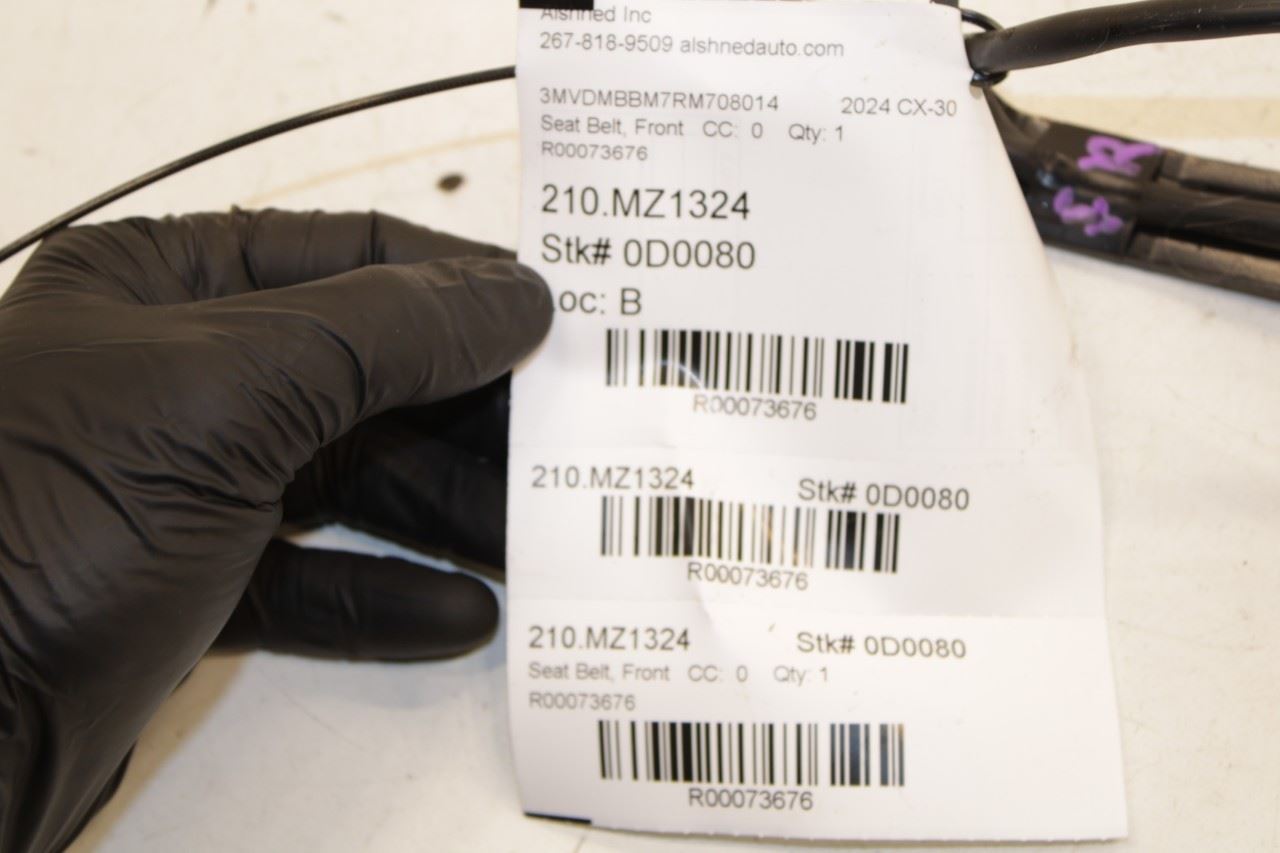 21-25 Mazda CX30 S 2.5L AWD Front Driver LH Side Seat Belt Buckle DGJ157680 OEM - Alshned Auto Parts