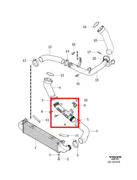 2015-16 Volvo S60 T5 Premier 2.0L Intercooler Air Charge Pipe w/ Pressure Sensor - Alshned Auto Parts
