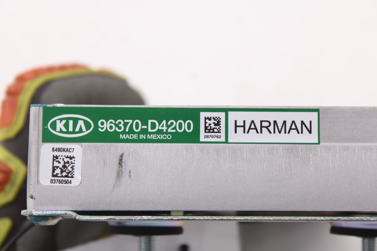 2016-2020 Kia Optima EX Harman Audio Radio Amplifier Amp 96370-D4200 OEM - Alshned Auto Parts
