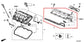 2015-20 Acura TLX Tech 3.5L Engine Rear Cylinder Head Valve Cover 12320-5J6-A001
