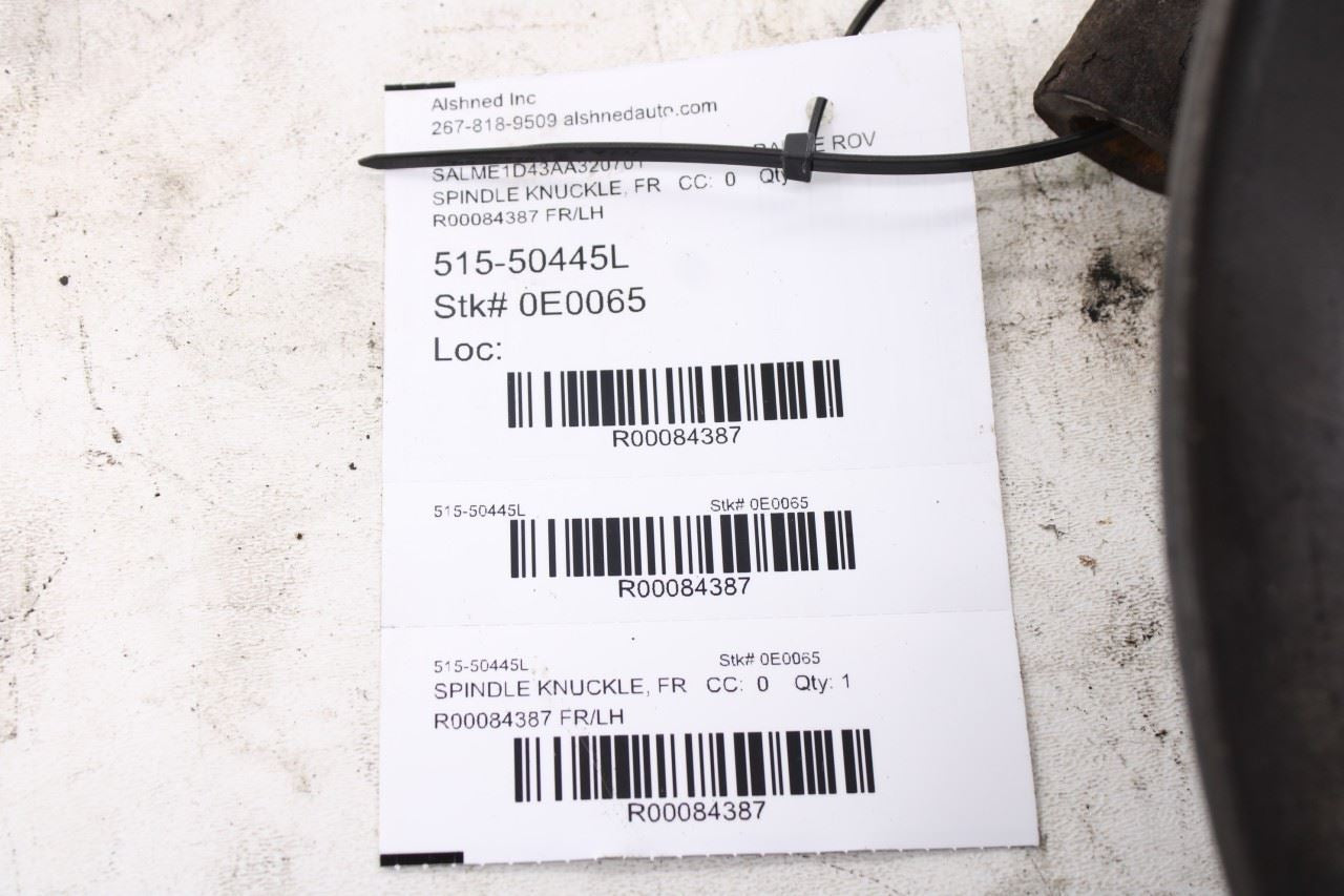 2010-12 Land Rover Range Rover HSE 5.0L 4WD Front Left Side Spindle Knuckle Hub - Alshned Auto Parts