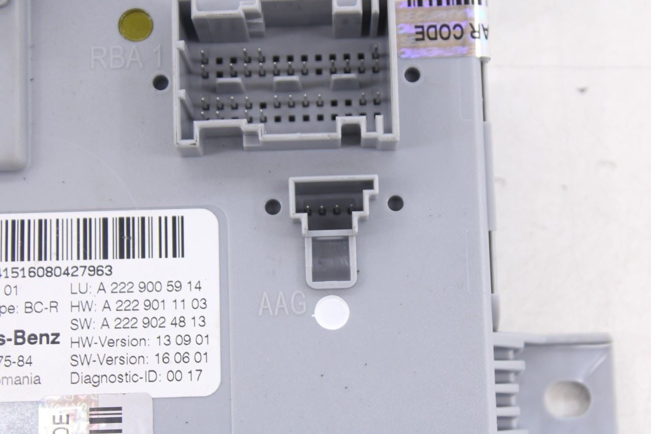 2015-2018 Mercedes-Benz C 300 4Matic Rear Trunk SAM Computer Control Module OEM16