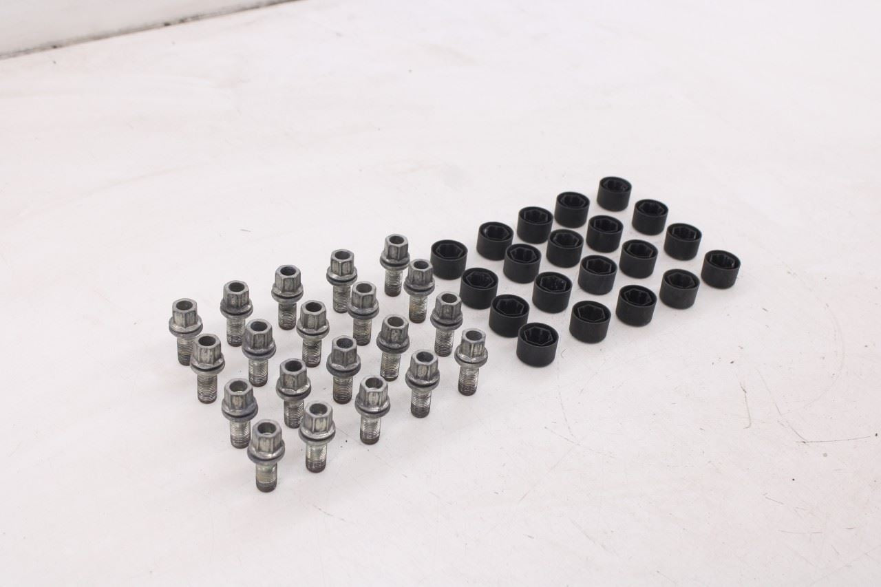 2018-2023 Volkswagen Atlas SE Wheel Lug Nut Bolt Set of 20 w/ Caps WHT002438 OEM10