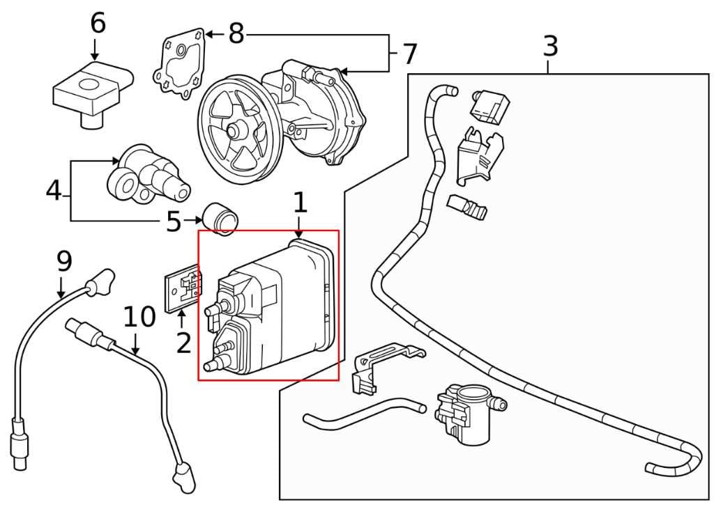 04-16 Chevrolet Silverado 1500 Fuel Vapor Evaporator Emission Canister 15137021 - Alshned Auto Parts