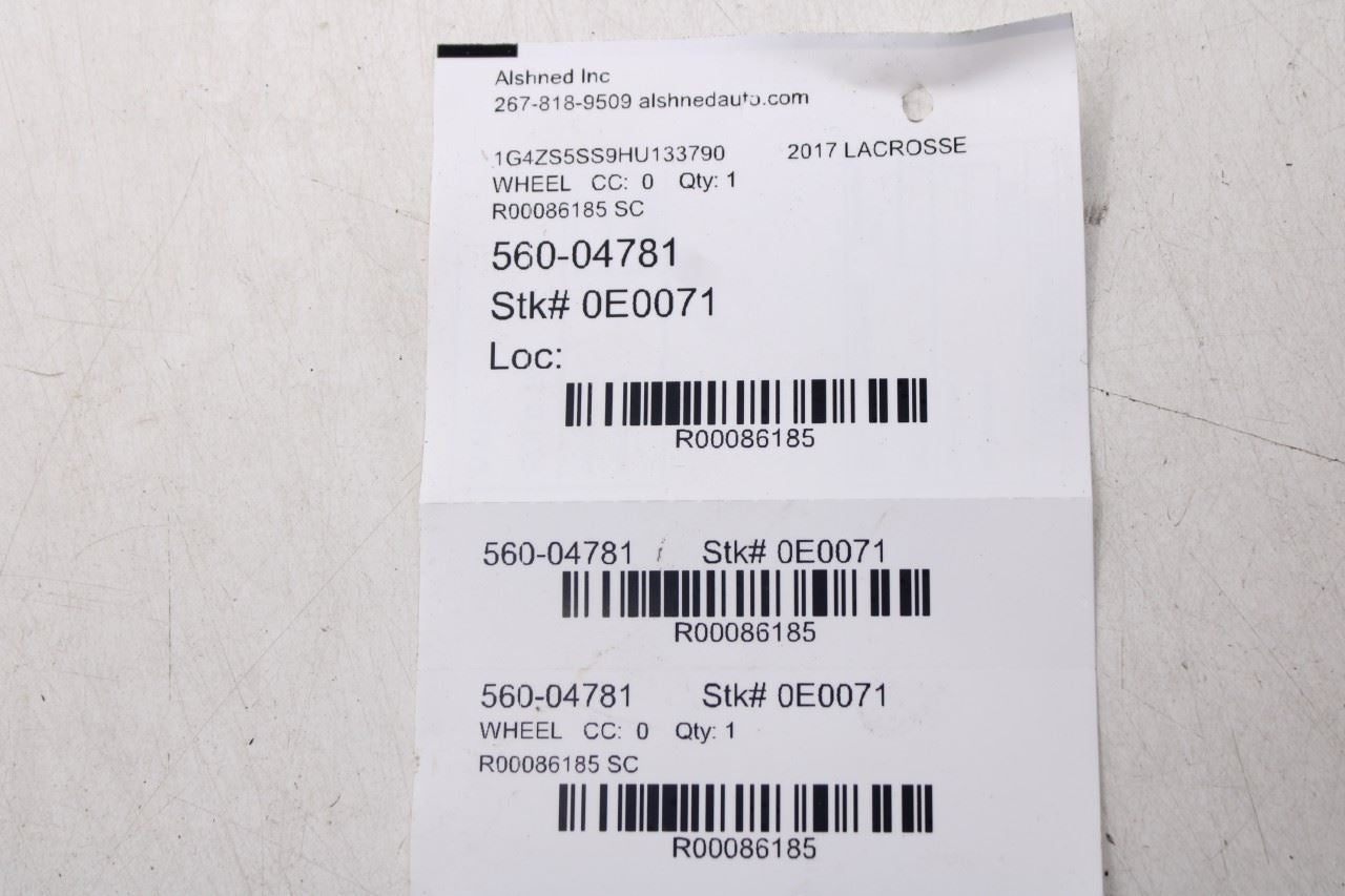 2017-19 Buick Lacrosse Premium Aluminum Wheel R20x8.5J 10 Slotted Spokes *ReaD*17