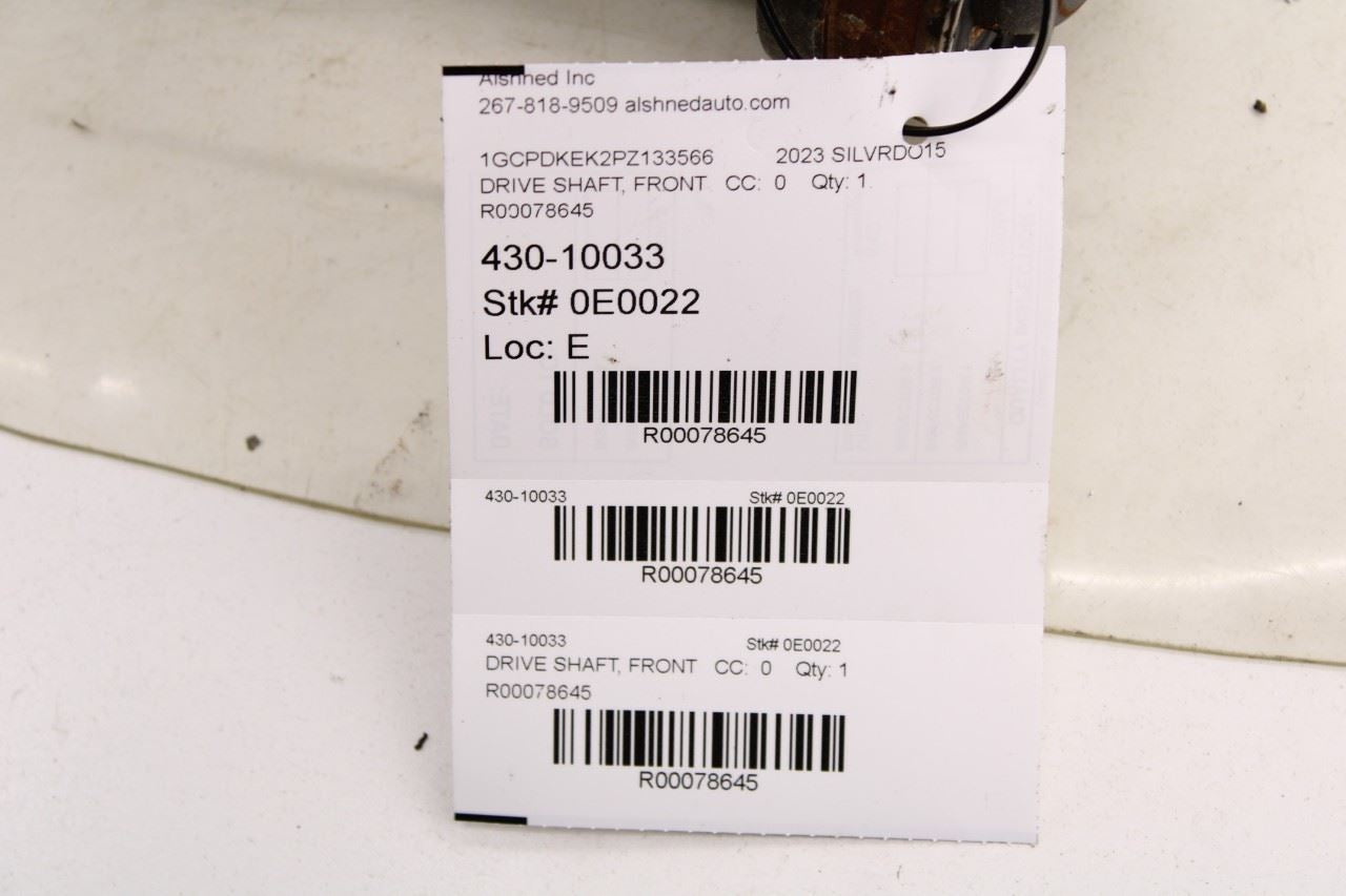 2019-2025 Chevrolet Silverado LT-L 2.7L 4WD Front Drive Shaft Propeller 85519801 - Alshned Auto Parts