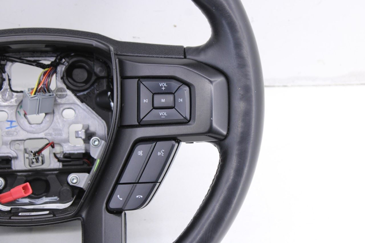 18-20 Ford Expedition Limited 3.5L 4WD Steering Wheel Leather w/ Control Buttons - Alshned Auto Parts