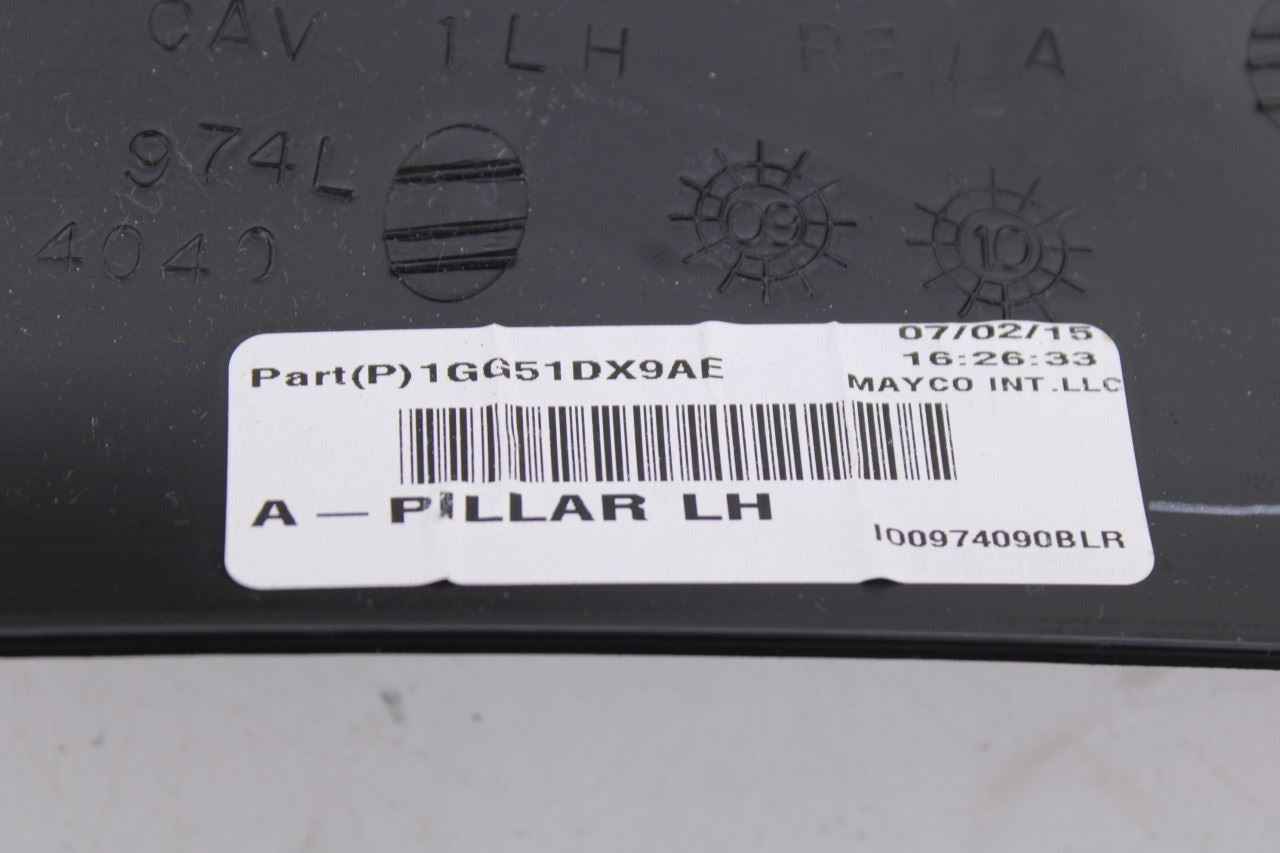 2014-15 Dodge Durango SXT Front Right and Left A-Pillar Interior Trim 1GG51DX9AE10