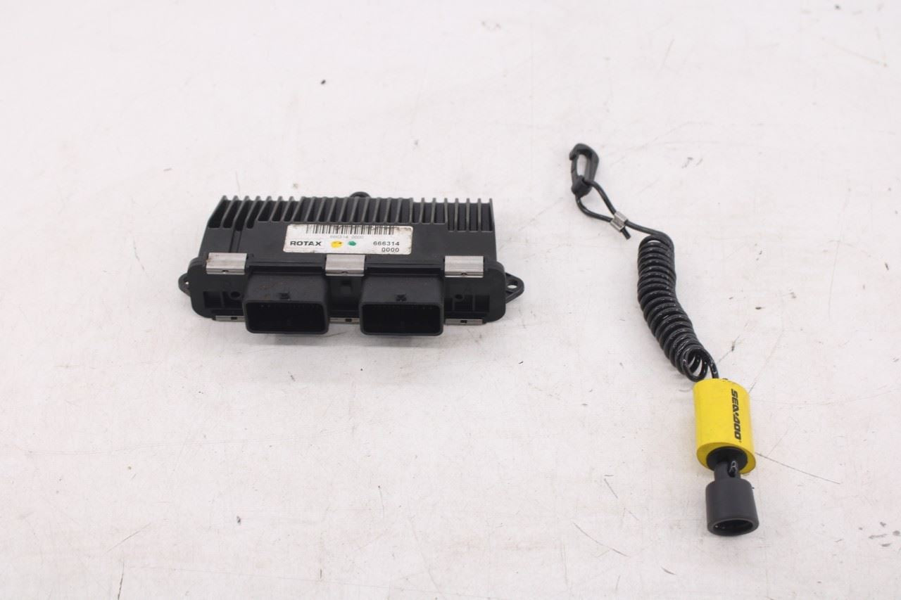 2010-12 SeaDoo BRP GTX IS (215) Engine Computer Control Module ECM and Key Cord - Alshned Auto Parts