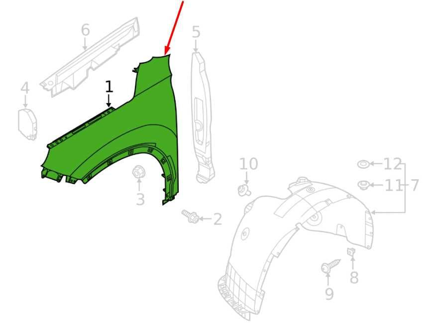 20-26 Hyundai Palisade Limited AWD Front Left Fender Panel 66311-S8000 OEM *ReaD2