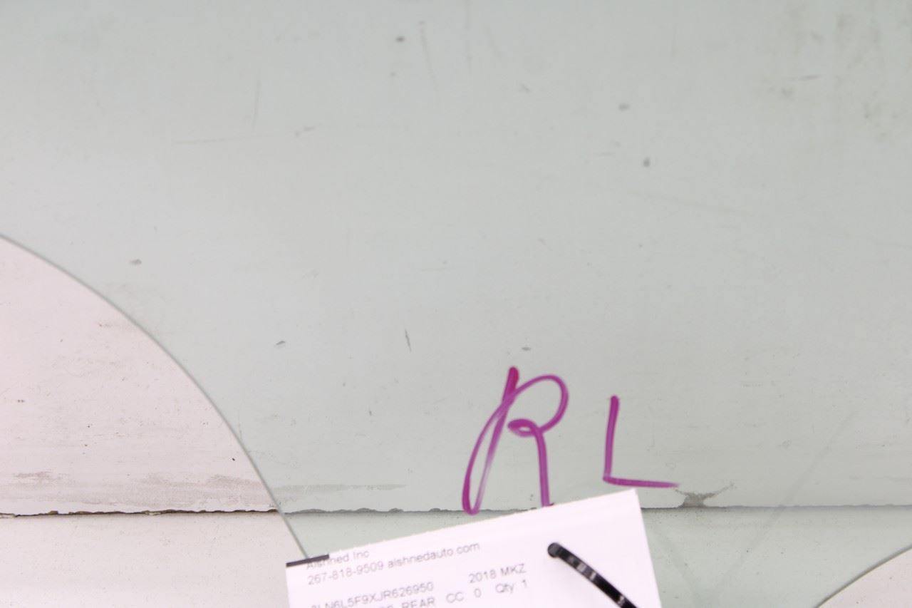 2013-2020 Lincoln MKZ Reserve Rear Left Side Door Window Glass DP53-F25713-A OEM - Alshned Auto Parts