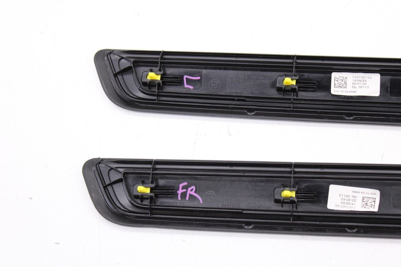 23-25 BMW 430i Gran Coupe xDrive Front Right and Left Door Sill Scuff Plate Set - Alshned Auto Parts