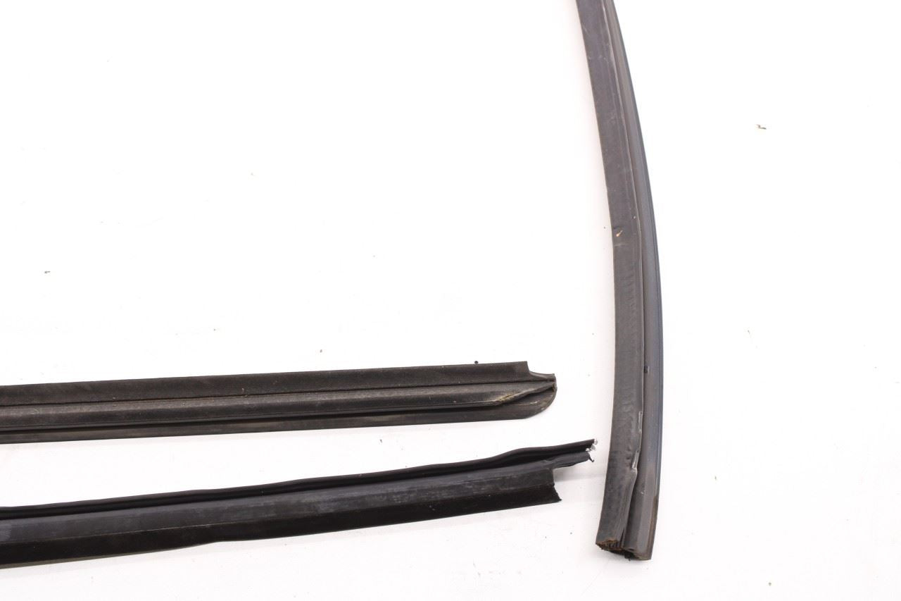 99-16 Ford F-250 Crew Cab Lariat Rear Left Door Run Channel w/ Weatherstrip Set - Alshned Auto Parts