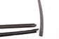 99-16 Ford F-250 Crew Cab Lariat Rear Left Door Run Channel w/ Weatherstrip Set - Alshned Auto Parts