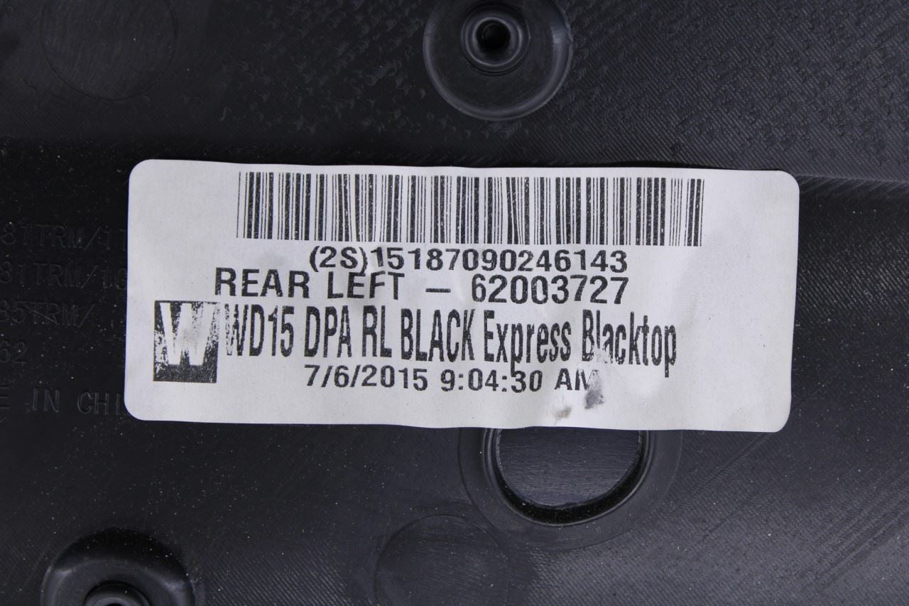 2015 Dodge Durango SXT Rear Left Driver Side Door Trim Panel 1GS813X9AG OEM - Alshned Auto Parts