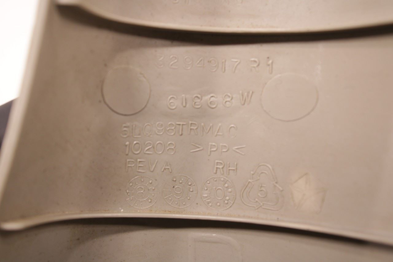 13-18 RAM 2500 Tradesman Front Right Windshield A-Pillar Upper Trim 5LQ98TRMAC - Alshned Auto Parts