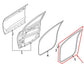 22-25 Hyundai Tucson SEL Front Right Side Door Weatherstrip On Body 82120-CW000 - Alshned Auto Parts