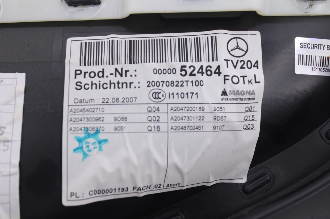 2008-14 Mercedes-Benz C350 Sport Rear Left Door Trim Panel 20473017629D88 *ReaD* - Alshned Auto Parts