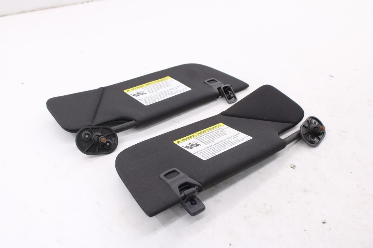 10-11 Ford Mustang Premium Conv V6 Front RH and LH Side Sun Visor Set w/ Mirror - Alshned Auto Parts