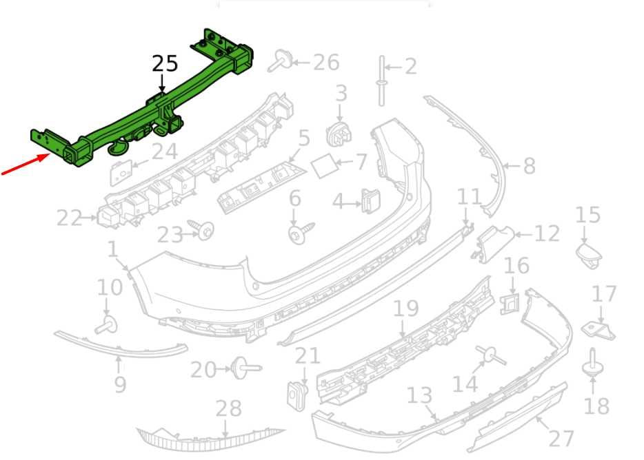 2025-2026 Ford Explorer Interceptor Rear Trailer Tow Hitch Bar RB5Z-17D826-B OEM - Alshned Auto Parts