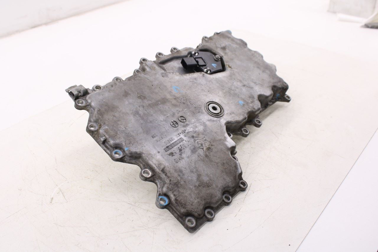 13-15 BMW 750i xDrive 4.4L Twin Turbo AWD Engine Motor Lower Oil Pan with Sensor3