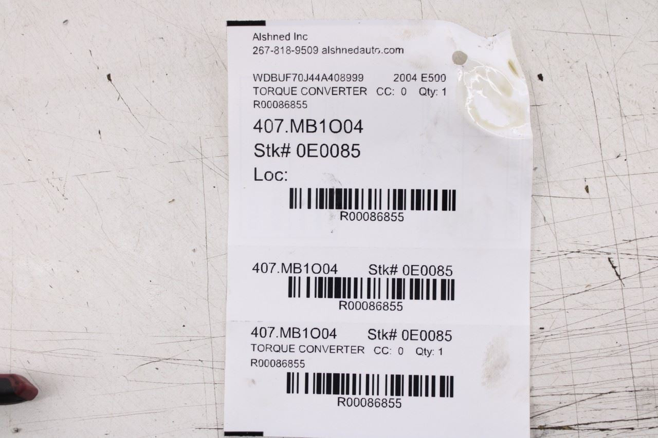 2003-2006 Mercedes-Benz E500 5.0L RWD Automatic Transmission Torque Converter - Alshned Auto Parts
