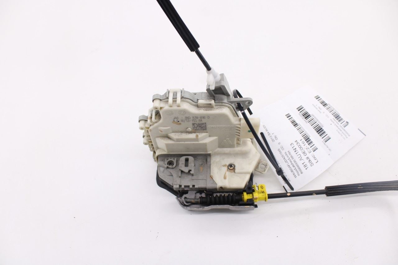 2010-16 Audi S4 Premium Plus Rear Right Passenger Side Door Lock Latch Actuator - Alshned Auto Parts